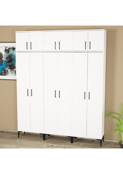 Alba-1-3-3-4-4-4 Portmanto Vestiyer Ayakkabılık ALB01