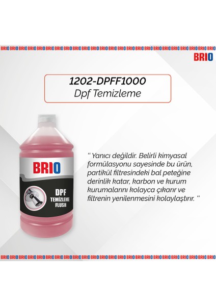 Dpf Dizel Partikül Filtre Temizleme 1 L