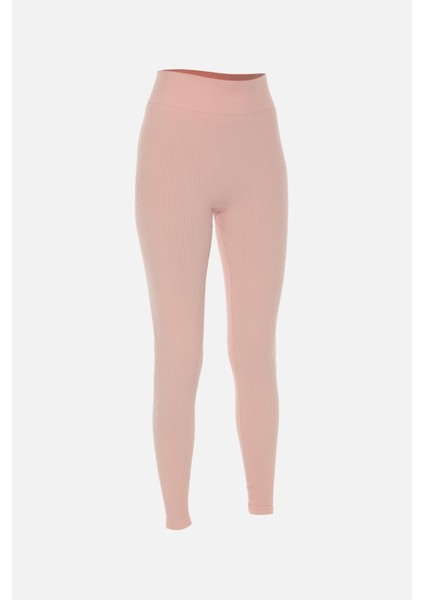 Kadın Ribana Pembe Tayt - M-Rbt-P