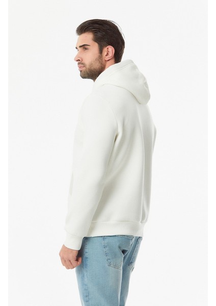 Baskılı Renk Bloklu Kanguru Cepli Sweatshirt fırsatları