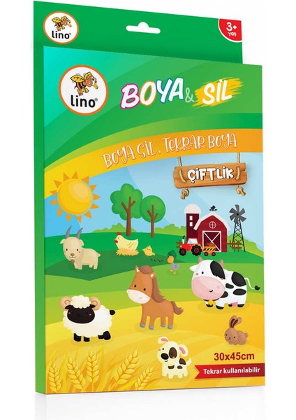3'lü Lino Boya Sil Aktivite Boyama Kitabı ve 12 'li Carioca Boyama Kalemi modelleri