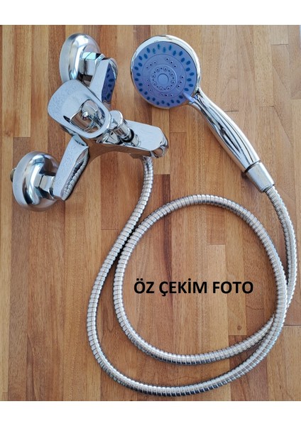 Banyo Duş Bataryası Sıcak Soğuk Mix Banyo Çeşme Hortum ve Başlık