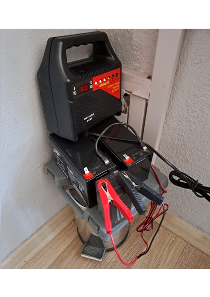 Pogod HB-1260S-GS 6 Volt - 12 Volt 6 Amper Ledli Göstergeli Akü Şarj aleti
