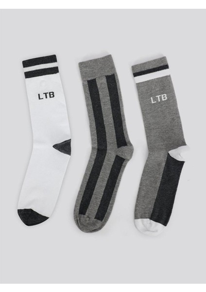 Erkek Gri Çorap