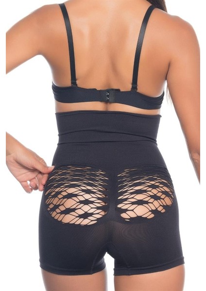 Siyah Emay 2064 Popo Açık Faantezi Boxer Korse fiyatları