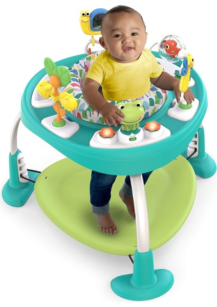 2'si 1 Arada Sıçrama Aktivite Merkezi ve Masa Sıçrama Eğlenceli Gölet - 7 Interaktif Oyuncak