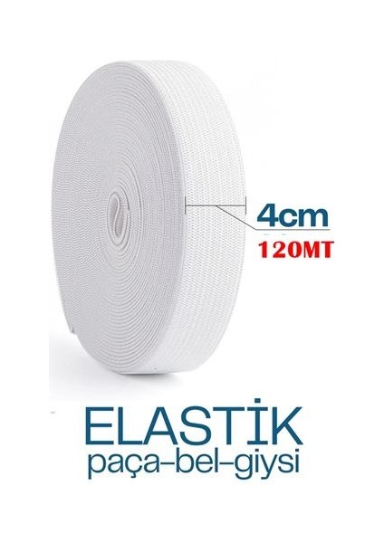 180 Metre Yassı Bel Paça Giysi Lastiği 4 cm 718885