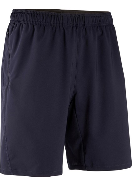 Domyos Erkek Lacivert Spor Şortu 120 - Fitness Kardiyo