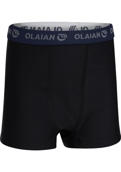 Olaian Çocuk Boxer Mayo - Siyah - Bx Surf fiyatları