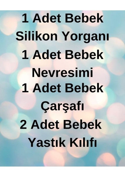 Silikon Yorganlı Bebek Uyku Seti - Uyuyan Filcik