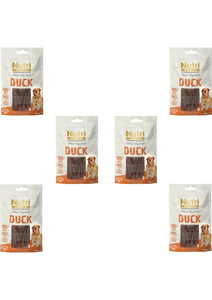 Ördek Etli Tahılsız Nutri Canin 80gr Köpek Ödülü 6 Adet