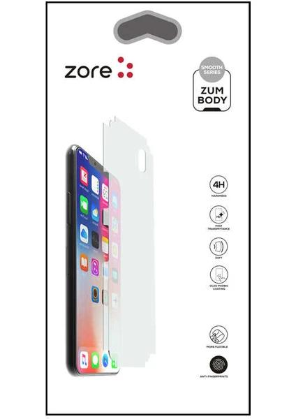 Apple iPhone 15 Pro Zore Arka Zum Body Ekran Koruyucu