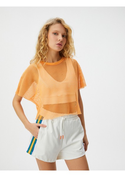 File Tişört Yarasa Kol Bisiklet Yaka Bol Kalıp modelleri