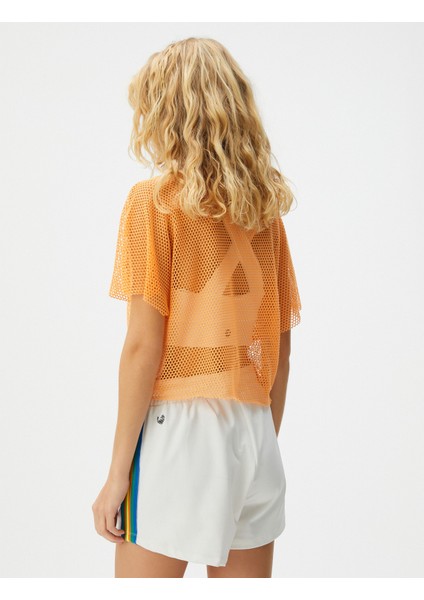 File Tişört Yarasa Kol Bisiklet Yaka Bol Kalıp fırsatları