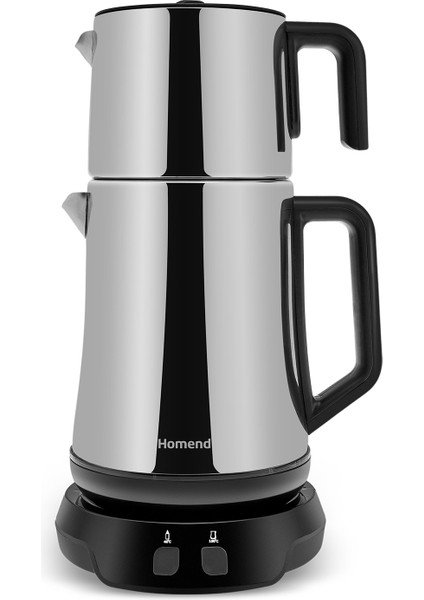 Royaltea Elegant 1776H Parlak Inox Çay Makinesi