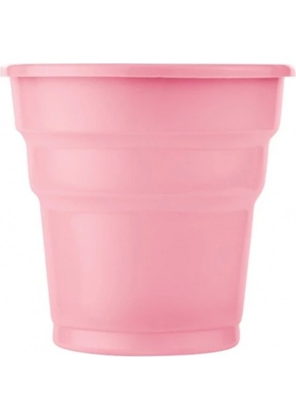 Pembe 25'li Plastik Bardak