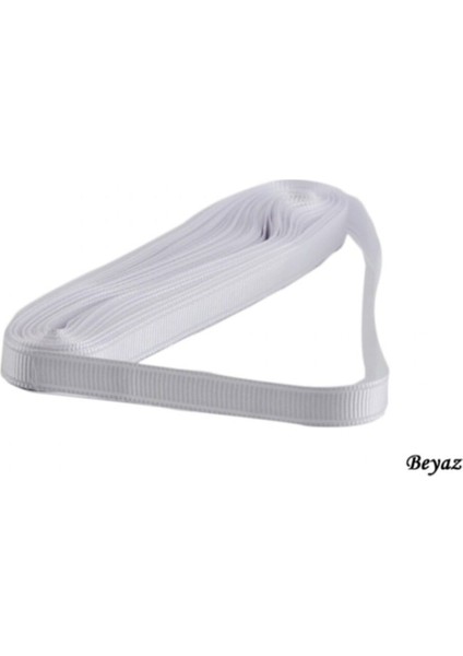 Grogren Kurdele 1 cm Yerli - 10 m Beyaz