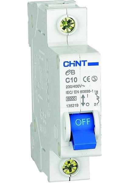 Eb Serisi / 1 Kutuplu 4,5ka / C Tipi 6A Oto