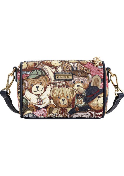 Kadın Crossbody Çanta, Bear Tasarım Kadın Omuz Çantası, Hı-Q Casual Bayan Çanta, Ayı Desenli, Şık ve Eğlenceli Messenger Çanta (Yurt Dışından)