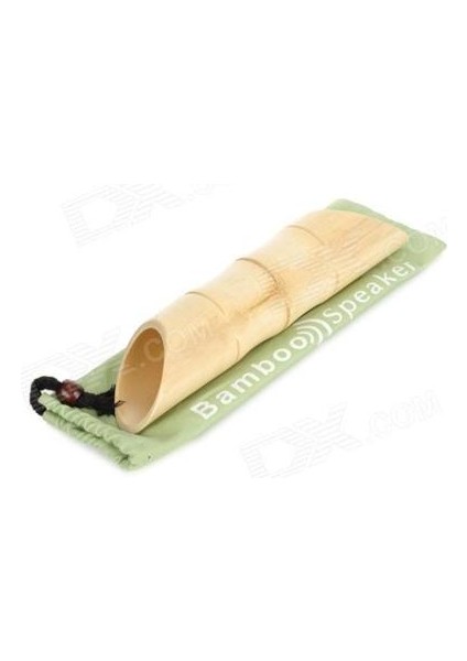 Buffer® 6 x 1 cm Girişli Kılıflı Bambu Ağacı Akustik Ses Yükseltici Aparat