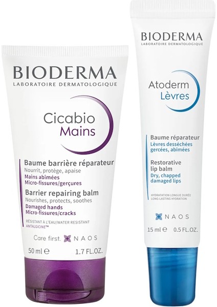 Cicabio El Kremi + Atoderm Dudak Balmı Seti