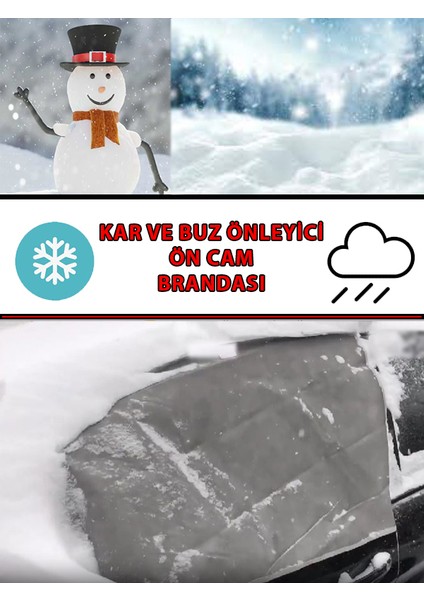 Hyundaı Getz Ölçülerine Uyumlu Ön Cam Kar ve Buz Brandası