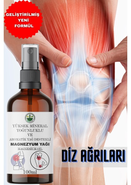 Saf Magnezyum Yağı (Magnesium Oil) 100 ml