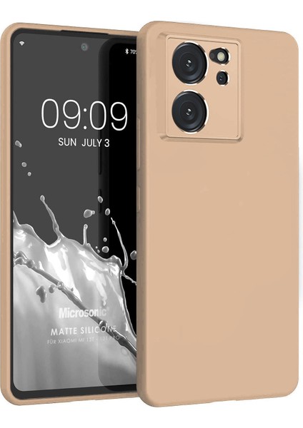 Matte Silicone Xiaomi Mi 13T Pro Kılıf Gold