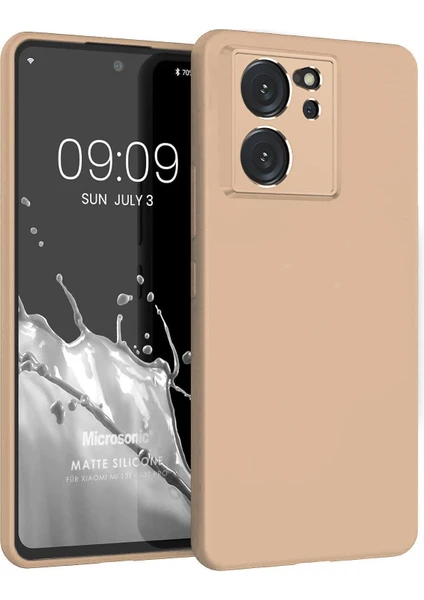 Matte Silicone Xiaomi Mi 13T Pro Kılıf Gold