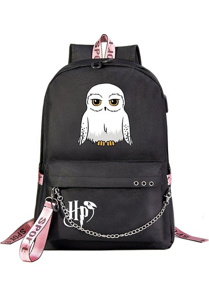 Sw Future Hogwarts Okulu USB Şarj Edilebilir Okul Çantası (Yurt Dışından)