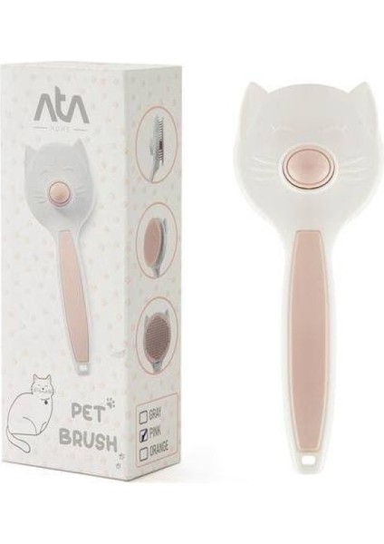 Kedi Tasarımlı Tüy Toplama Tarağı