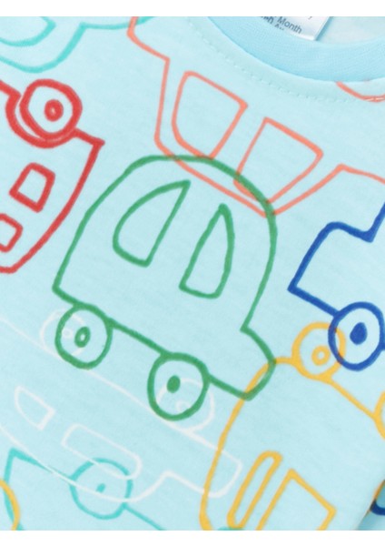 Araba Desenli 2'li Body 9706 indirimleri