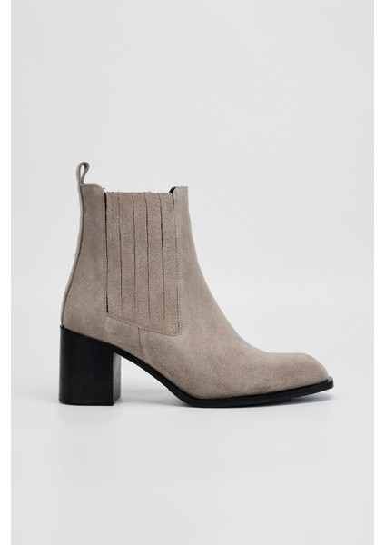 Kadın Sampanya Süet Deri Casual Bot 312 88101 Bn Bot SK23/24