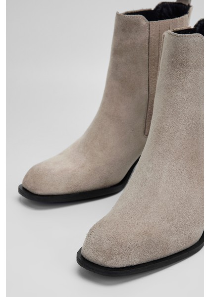 Kadın Sampanya Süet Deri Casual Bot 312 88101 Bn Bot SK23/24 modelleri