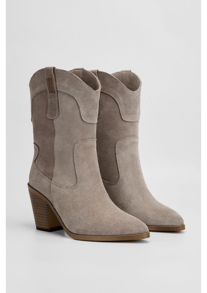 Kadın Sampanya Süet Hakiki Deri Casual Bot 312 55203 Bn Bot SK23/24 fiyatları