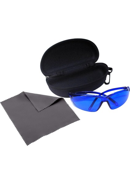 Dayanıklı Golf Topu Bulma Gözlük Erkek Kadın Gözlük Mavi Açık Hediye Kutusu ile Bez (Yurt Dışından)