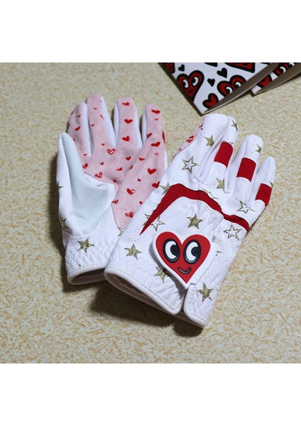 2 Adet Dayanıklı Çocuk Golf Eldiveni Deri Sıcak Golf Eldiveni Profesyonel M (Yurt Dışından)