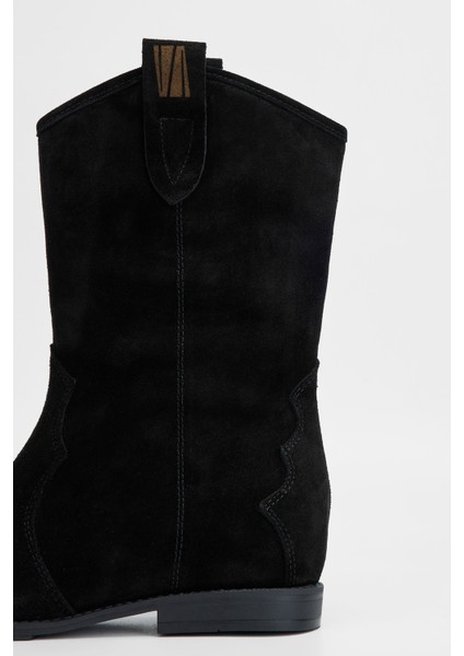 Kadın Siyah Süet Hakiki Deri Casual Bot 312 88241 Bn Bot SK23/24 fırsatları