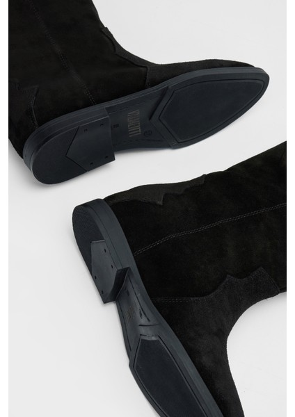 Kadın Siyah Süet Hakiki Deri Casual Bot 312 88241 Bn Bot SK23/24 indirimleri