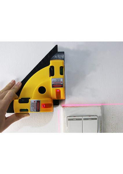 Tang Alışveriş 90 Derece Lazer Gonyometre Kiremit Dik Açılı Zemin Ölçer Kiremit Döşeme Aracı Duvar Karosu Döşeme Seviyesi - Sarı (Yurt Dışından) modelleri