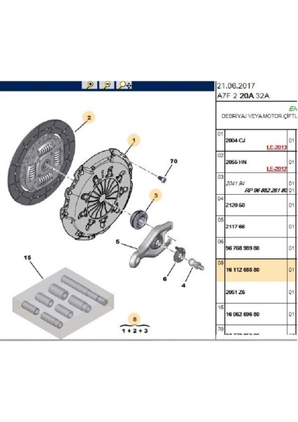 Debriyaj Seti C4 Picasso-C4 - P.207-307-308 Ep6 (1611268880-1650400680)