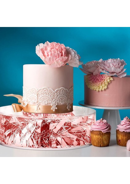 Akrilik Kek Teşhir Panosu Yuvarlak Kek Teşhir Tepsisi Dıy Kek Doldurulabilir Kurulu Tabanı Temizle Kek Standı Araçları, Yuvarlak 20X20X5CM (Yurt Dışından) modelleri