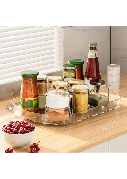 Buzdolabı Için Depolama Döner Tablası, Şeffaf Döner Buzdolabı Tembel Pikap Organizatör, Buzdolabı, Kiler, Dolap Için (Yurt Dışından) modelleri