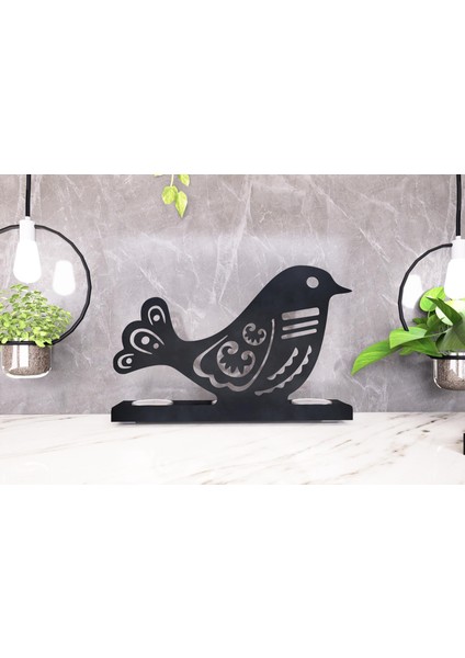 Bird 3'lü Metal Mumluk - Siyah fiyatları