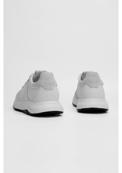 Erkek Kırık Beyaz Hakiki Deri Sneakers & Spor Ayakkabı 698 984-9 Erk Ayk SK23/24 fırsatları