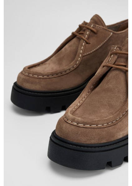 Kadın Tütün Süet Hakiki Deri Casual Ayakkabı 957 36309 Bn Ayk SK23/24 modelleri