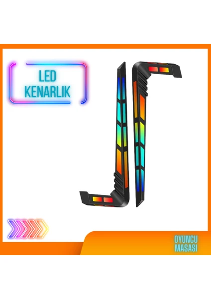 LED Masa Aksamı - Oyuncu Masası Rgb Işık- LED Aydınlatma