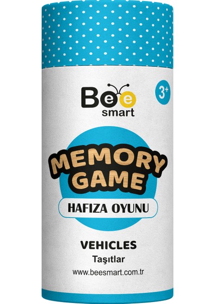 Memory Game Vehicles - Ahşap Araçlar