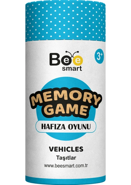 Bee Smart Memory Game Vehicles - Ahşap Araçlar