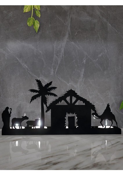 Desert 5'li Metal Mumluk - Siyah